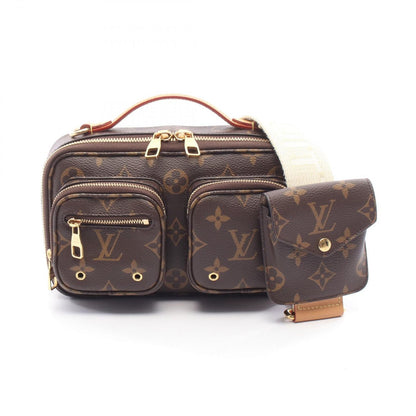 Louis Vuitton Handbag Utility Crossbody Canvas Leather