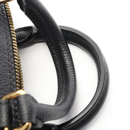 Louis Vuitton Handbag Papillon BB Bicolor Black Beige Leather — view 6