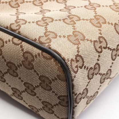 Gucci Shoulder Bag GG Canvas Beige Dark Brown — view 6