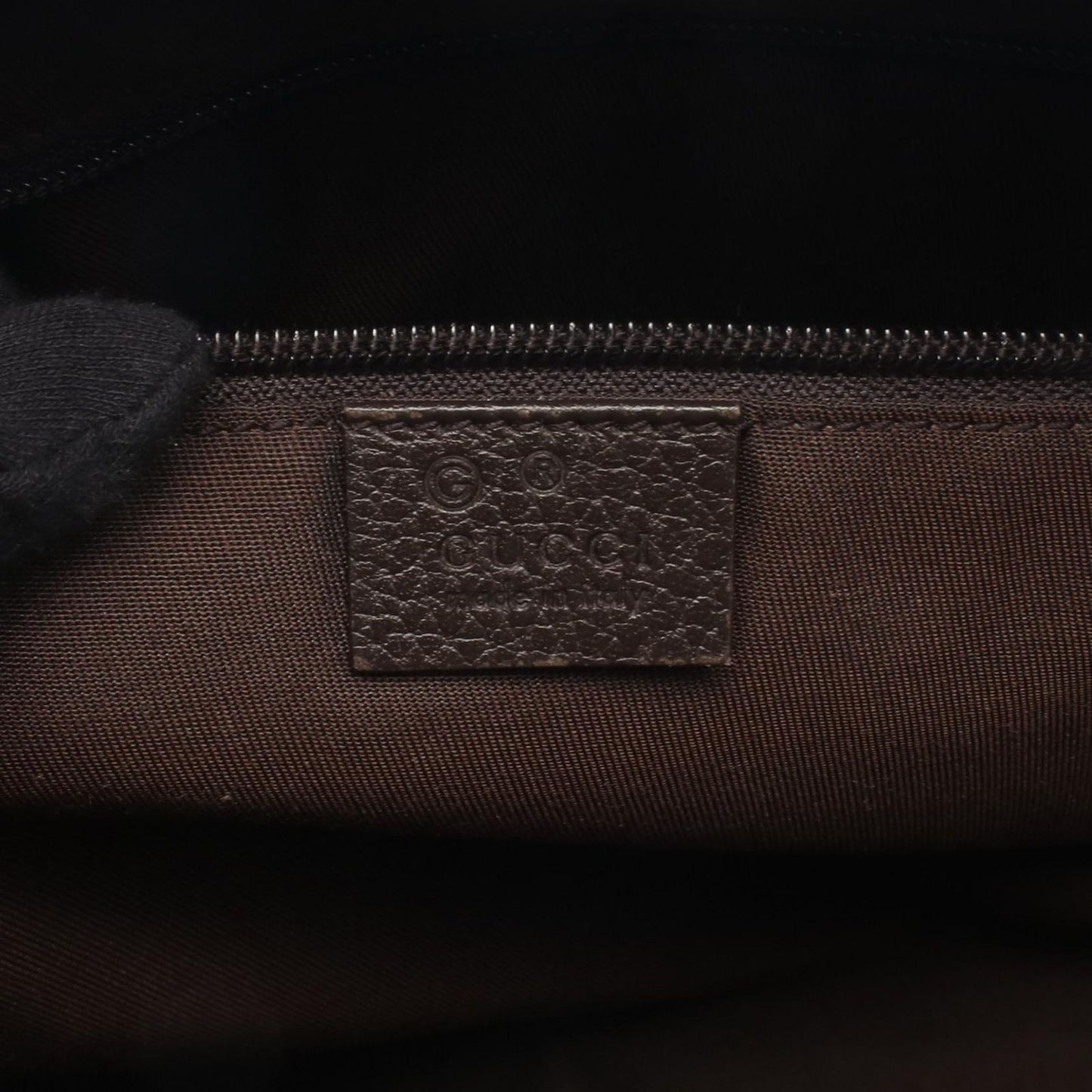Gucci Shoulder Bag GG Canvas Beige Dark Brown — view 4