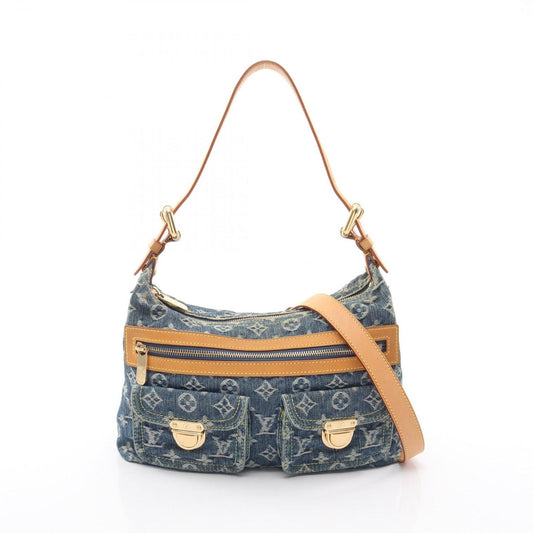 Louis Vuitton Shoulder Bag PM Denim Leather PM
