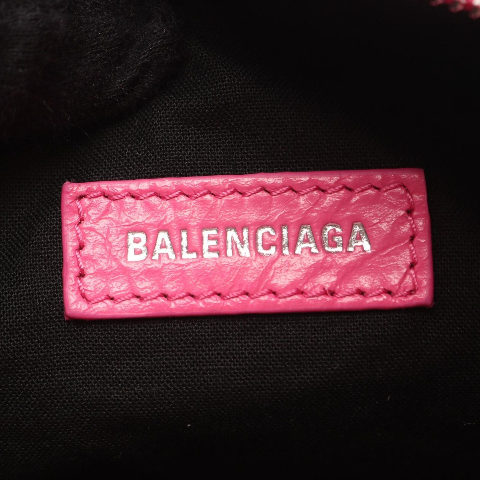 Balenciaga Shoulder Bag Superbusy Pink Leather Small — view 4