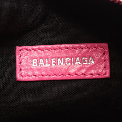 Balenciaga Shoulder Bag Superbusy Pink Leather Small — view 4