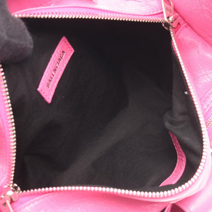 Balenciaga Shoulder Bag Superbusy Pink Leather Small — view 3