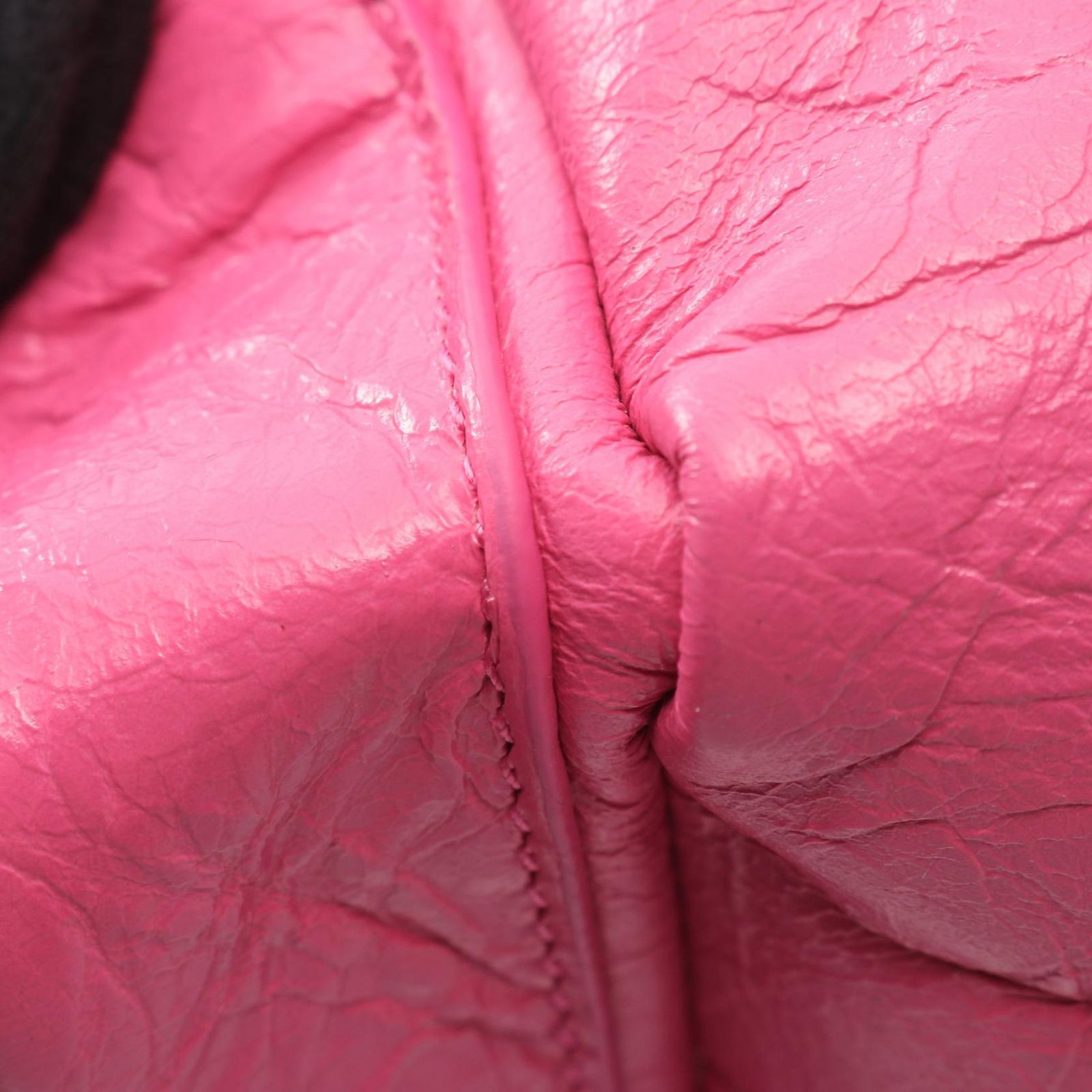 Balenciaga Shoulder Bag Superbusy Pink Leather Small — view 6