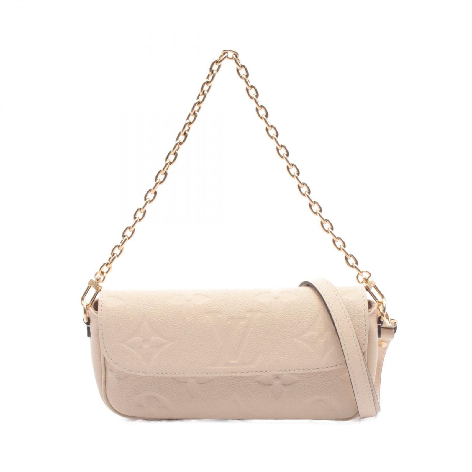 Louis Vuitton Handbag Wallet on Chain Ivy Cles Leather