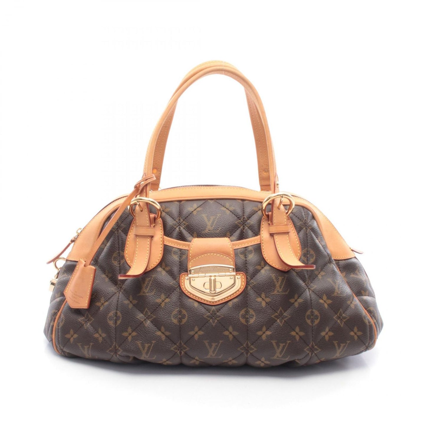 Louis Vuitton Handbag Bowling Canvas Leather