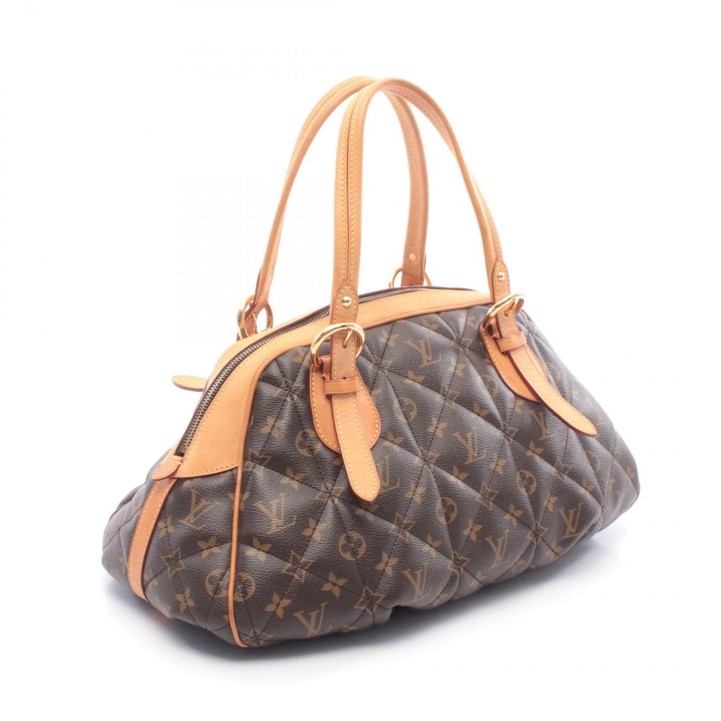 Louis Vuitton Handbag Bowling Canvas Leather — view 2