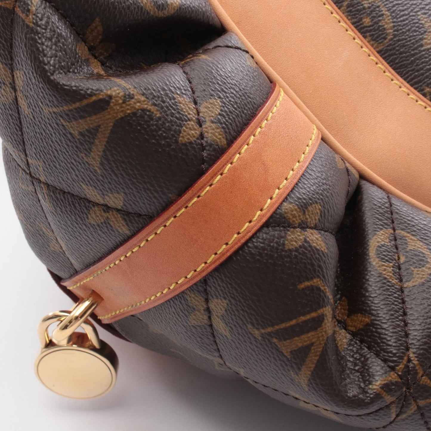Louis Vuitton Handbag Bowling Canvas Leather — view 8