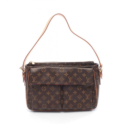 Louis Vuitton Shoulder Bag Viva City GM Canvas Leather