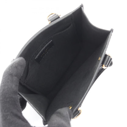 Louis Vuitton Handbag Petite Sac Plat Bicolor Black Beige Leather — view 3