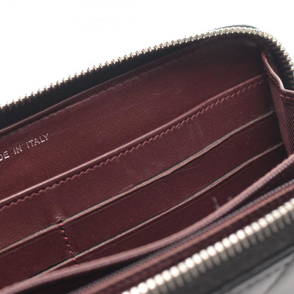 Chanel Round Wallet Quilted Black Lambskin — view 8