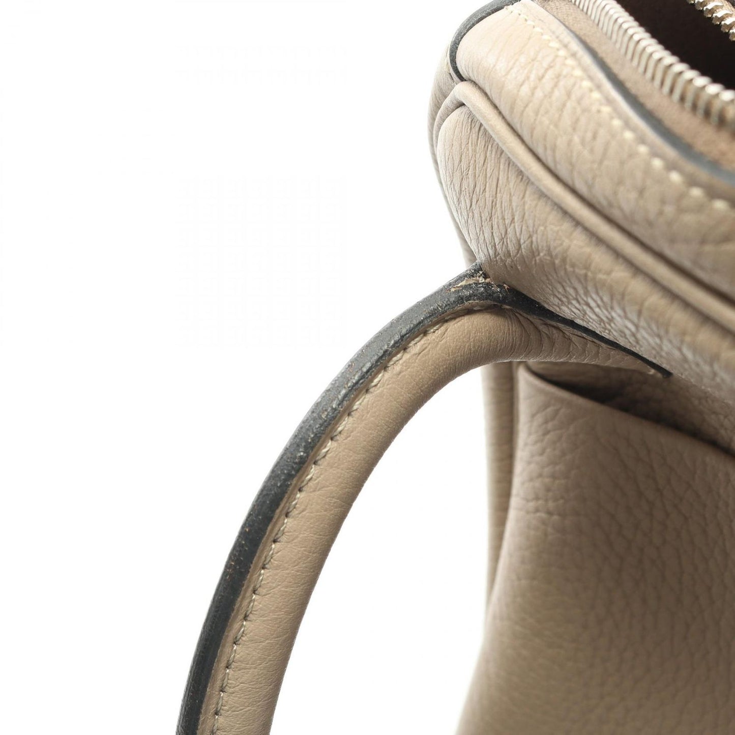 Hermes Shoulder Bag Lindy 26 Tourtier Gray Leather — view 8