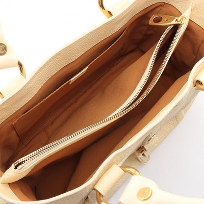 Celine Handbag Boogie Bag Cream Leather — view 3