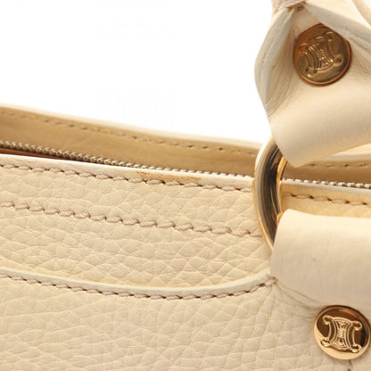 Celine Handbag Boogie Bag Cream Leather — view 8