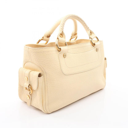 Celine Handbag Boogie Bag Cream Leather — view 2