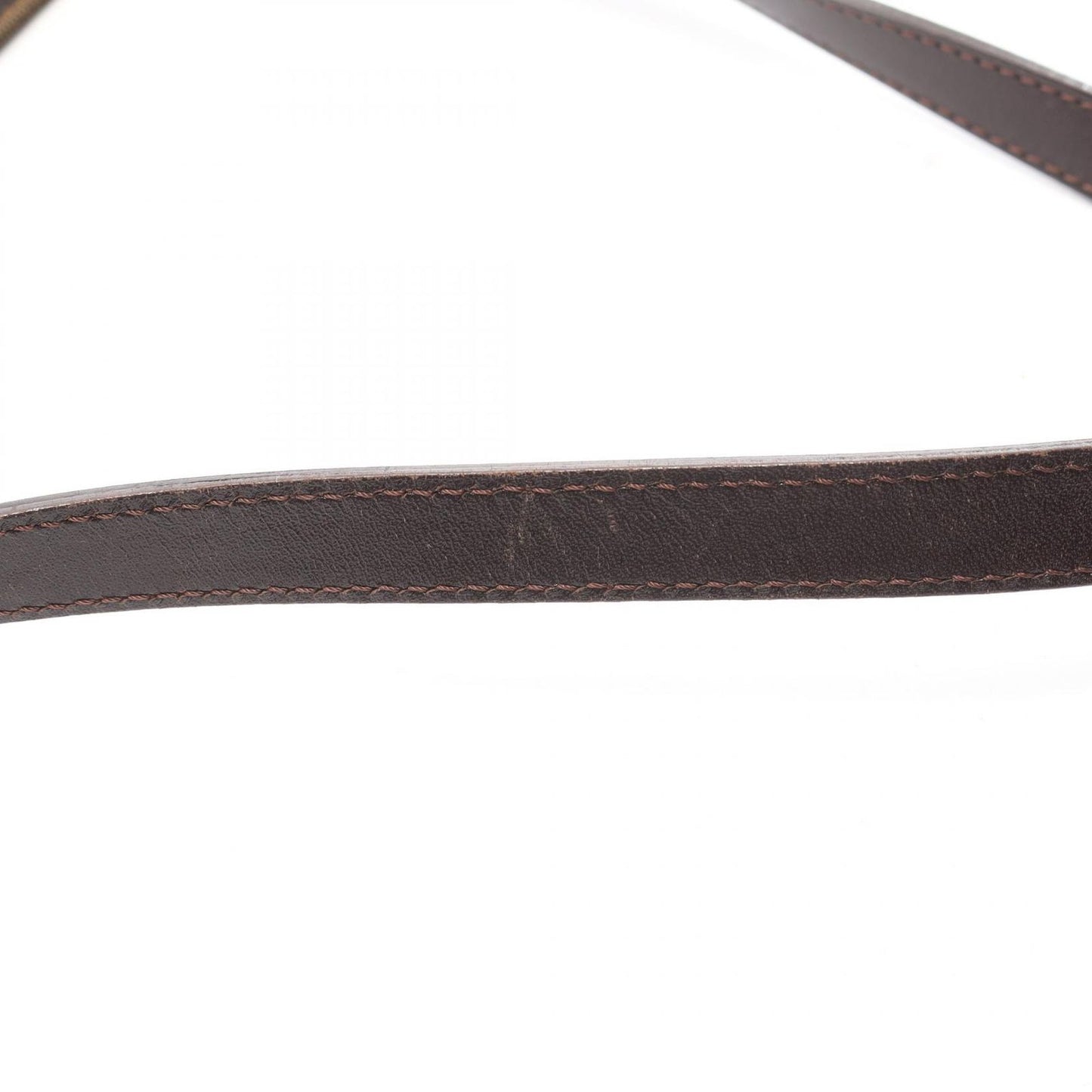 Fendi Shoulder Bag Zucca Black Brown Nylon Leather — view 6