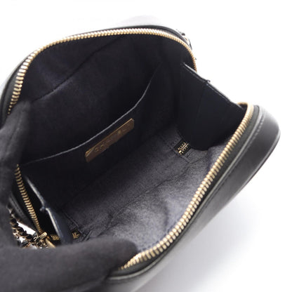Chanel Shoulder Bag CC Logo Black Lambskin CC Mini — view 3