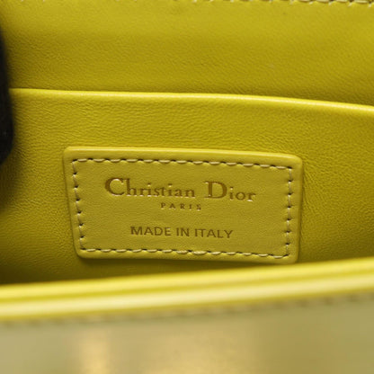 Dior Shoulder Bag 30 Montaigne Yellow Green Leather 30 — view 4