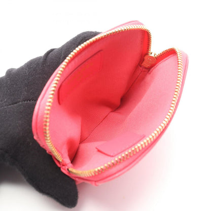 Chanel Coin Case Quilted Shocking Pink Leather — view 3