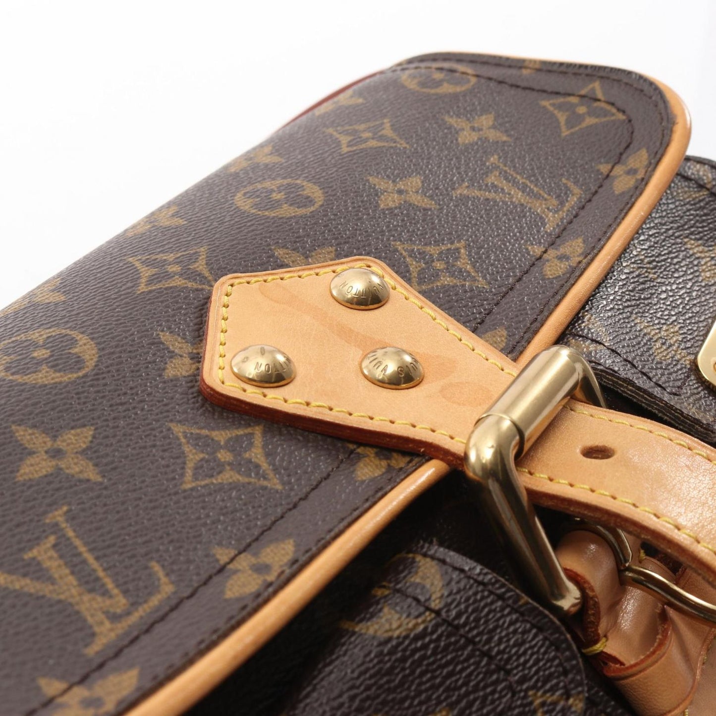 Louis Vuitton Shoulder Bag Hudson PM Canvas Leather — view 9