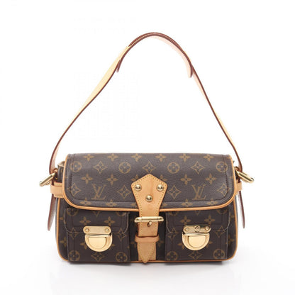 Louis Vuitton Shoulder Bag Hudson PM Canvas Leather