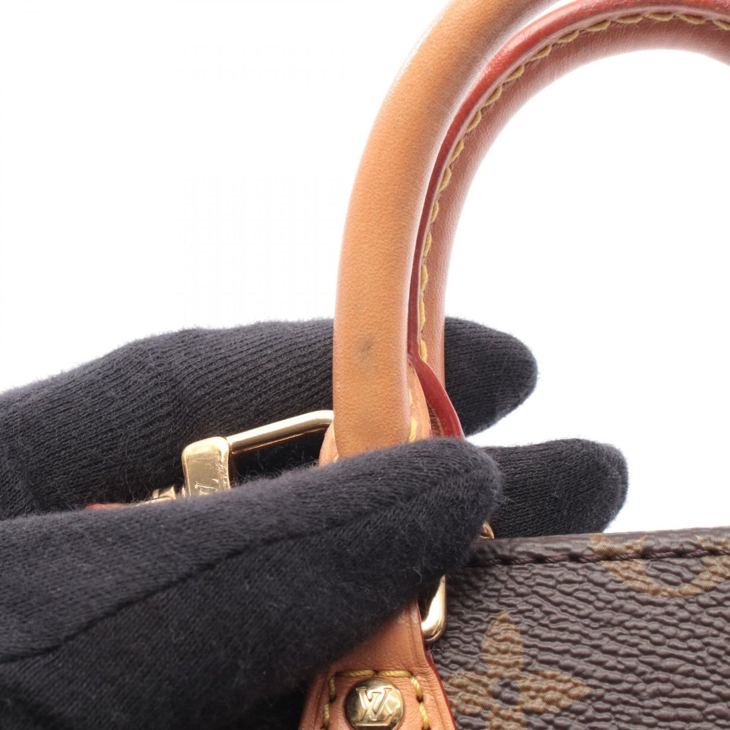 Louis Vuitton Handbag Sac Plat Canvas Leather Petite — view 8