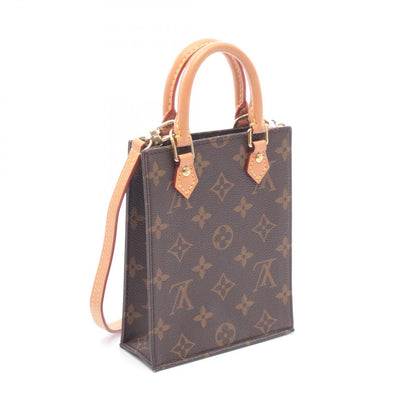 Louis Vuitton Handbag Sac Plat Canvas Leather Petite — view 2