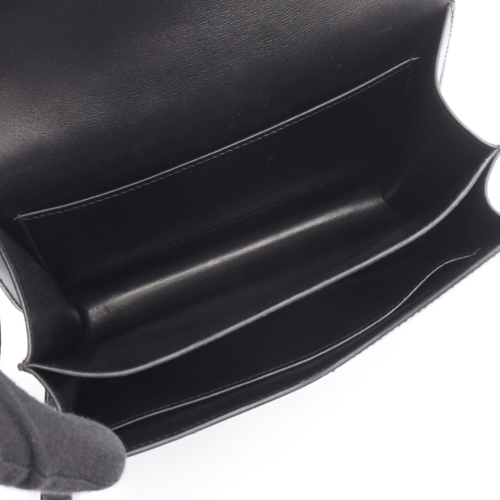 Hermes Shoulder Bag Constance 3 Mini Black Calf — view 3