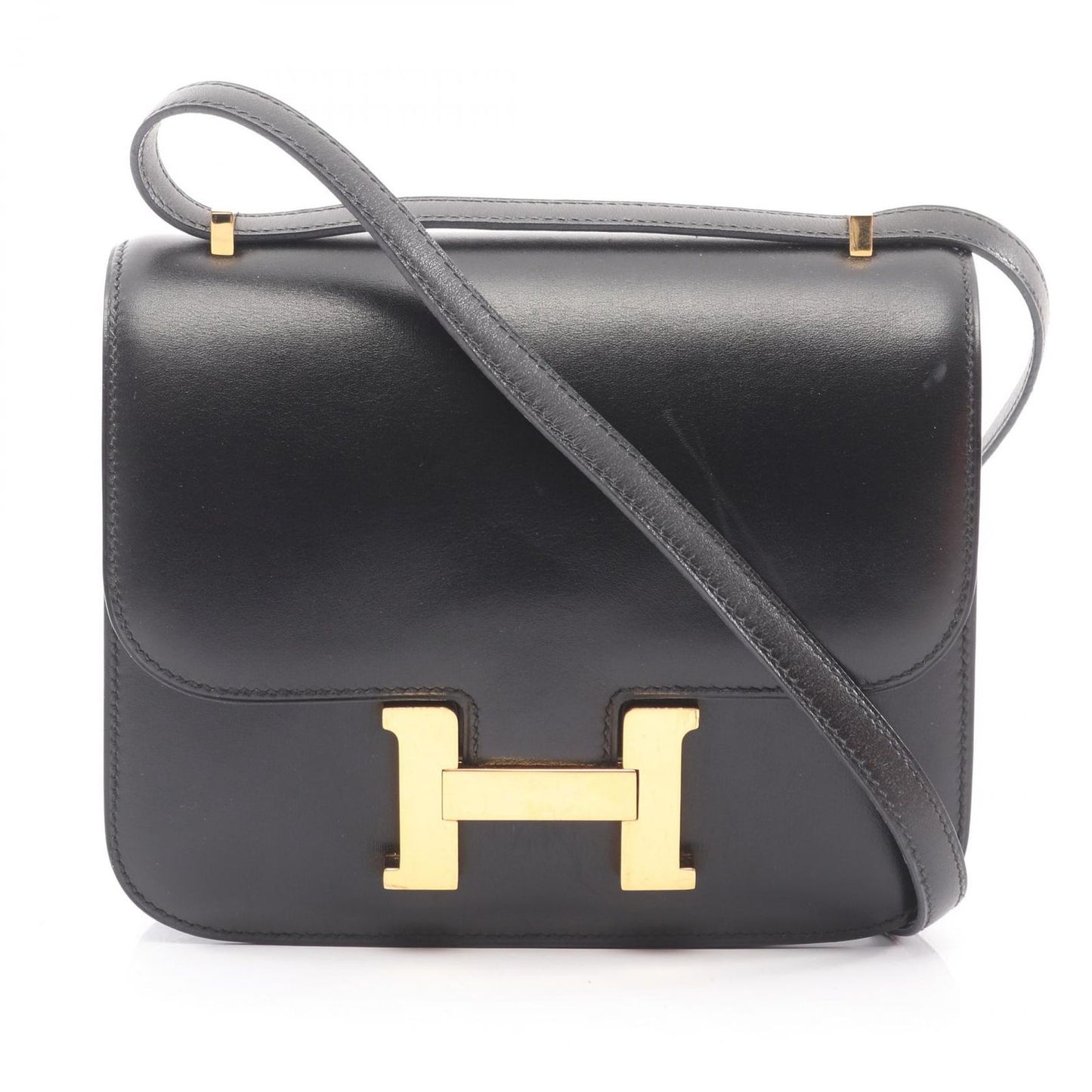 Hermes Shoulder Bag Constance 3 Mini Black Calf