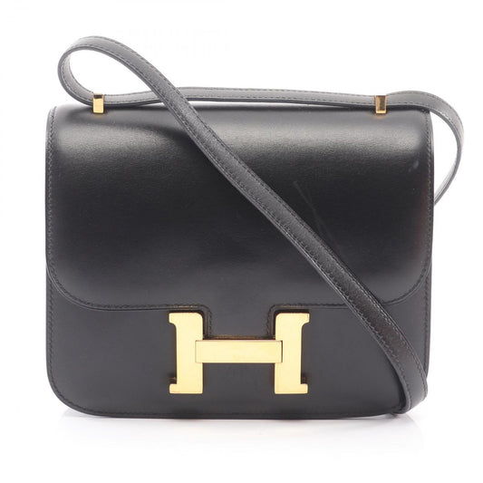 Hermes Shoulder Bag Constance 3 Mini Black Calf