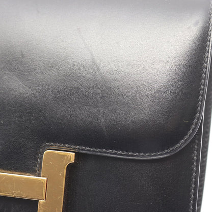 Hermes Shoulder Bag Constance 3 Mini Black Calf — view 8