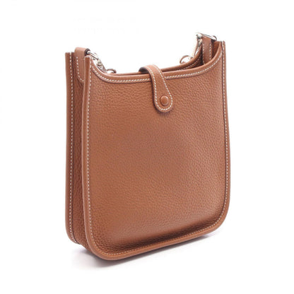 Hermes Shoulder Bag Evelyne TPM Gold Leather Amazon — view 2