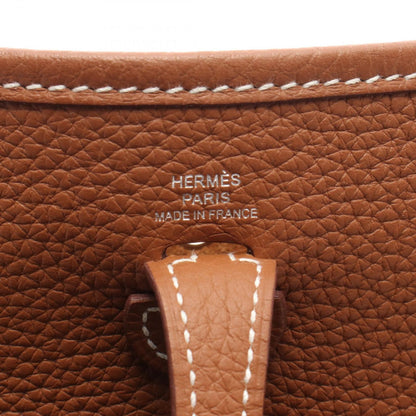 Hermes Shoulder Bag Evelyne TPM Gold Leather Amazon — view 4