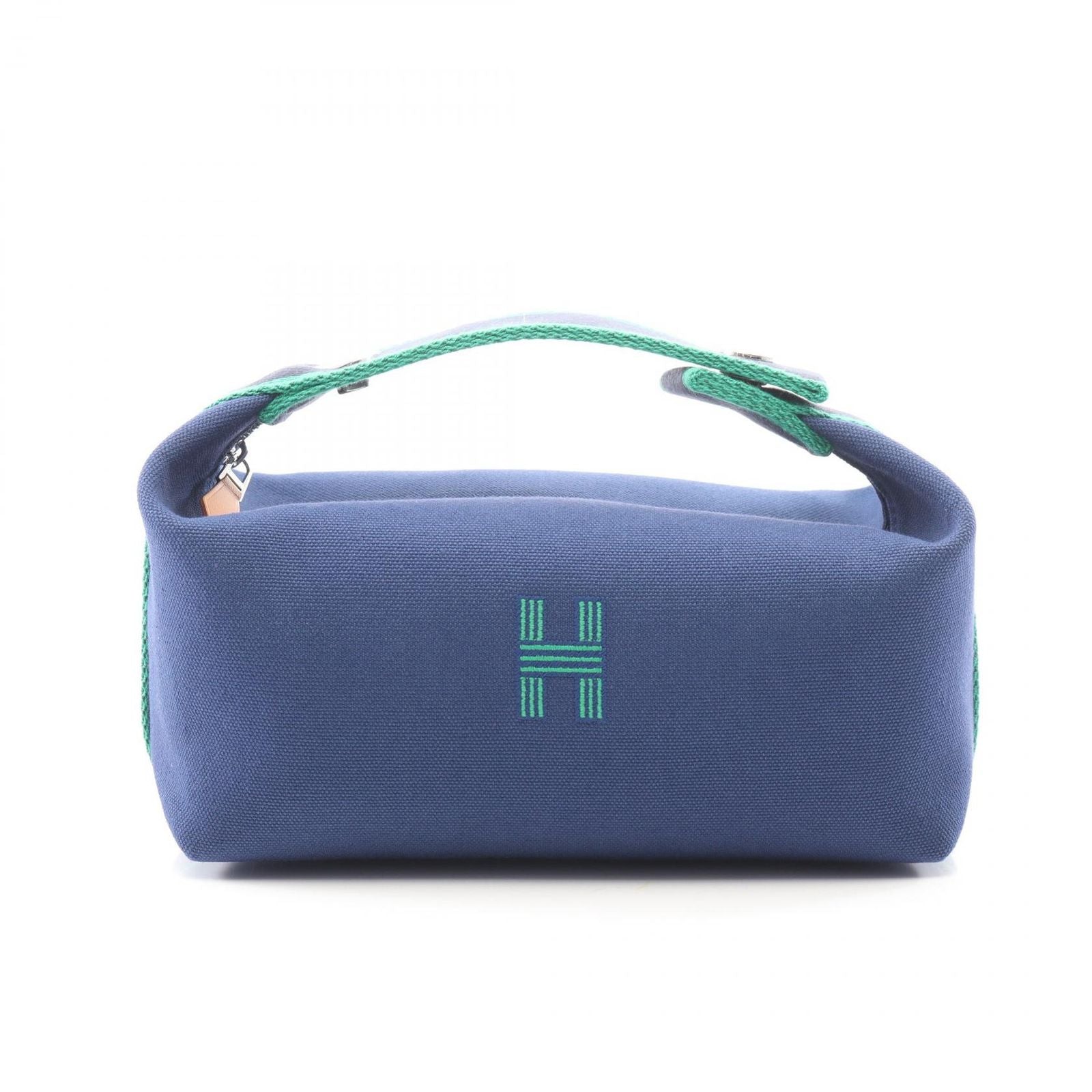 Hermes Handbag Brid-a-brac PM Blue Marine Canvas Bride-a-Brac