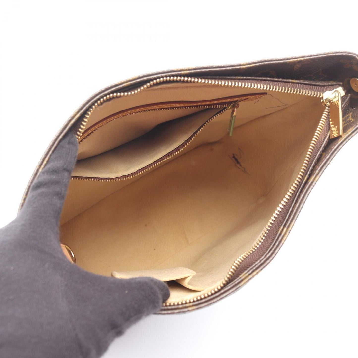 Louis Vuitton Shoulder Bag Looping GM Canvas Leather — view 3