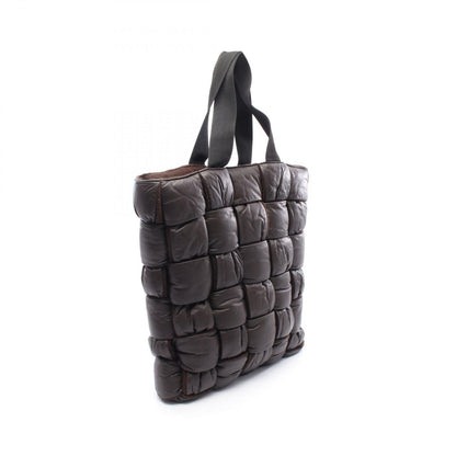 Bottega Veneta Tote Padded Quilted Dark Brown Leather Intrecciato — view 2
