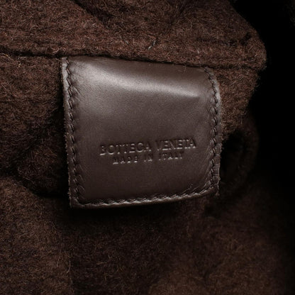 Bottega Veneta Tote Padded Quilted Dark Brown Leather Intrecciato — view 4