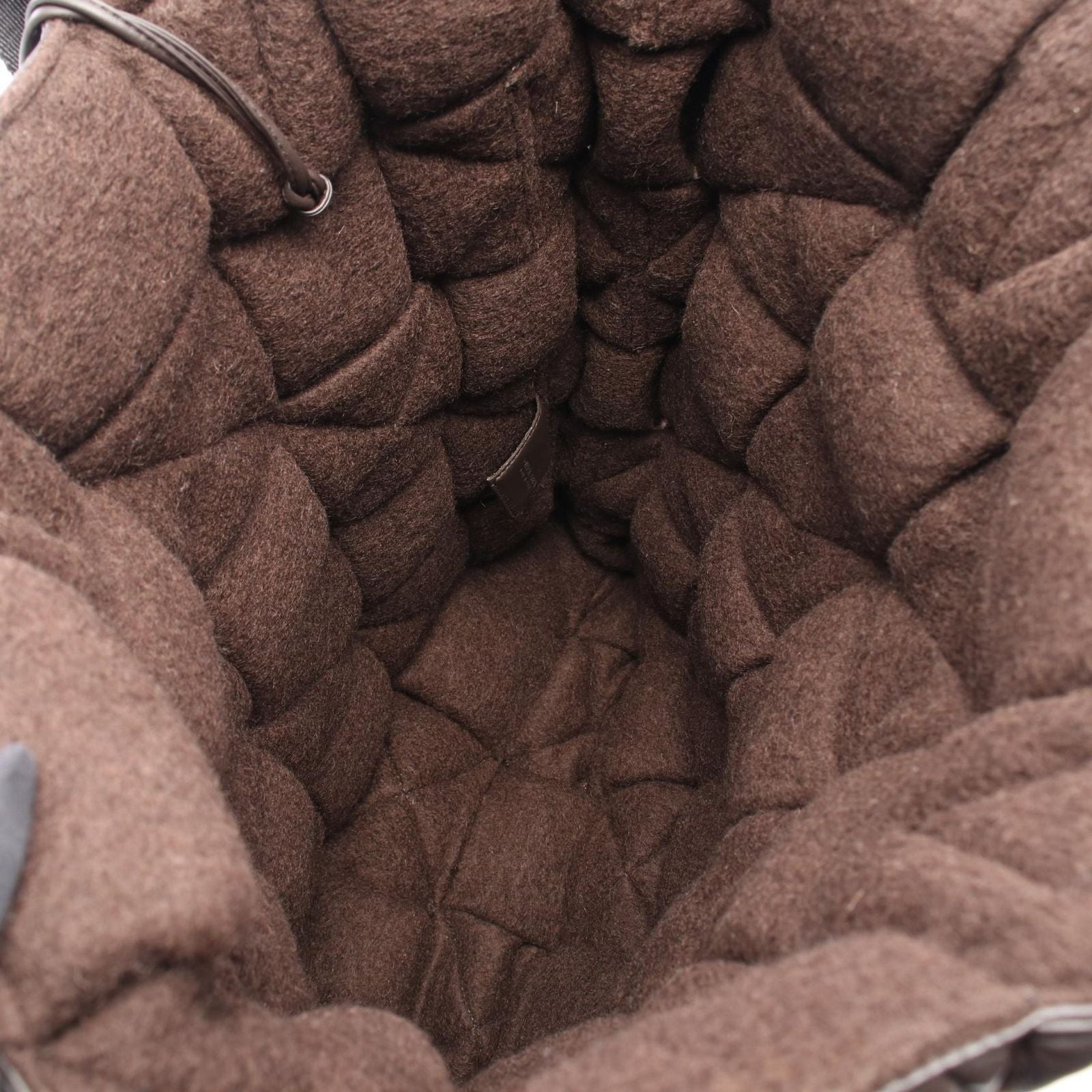 Bottega Veneta Tote Padded Quilted Dark Brown Leather Intrecciato — view 3