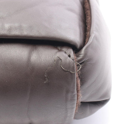 Bottega Veneta Tote Padded Quilted Dark Brown Leather Intrecciato — view 5