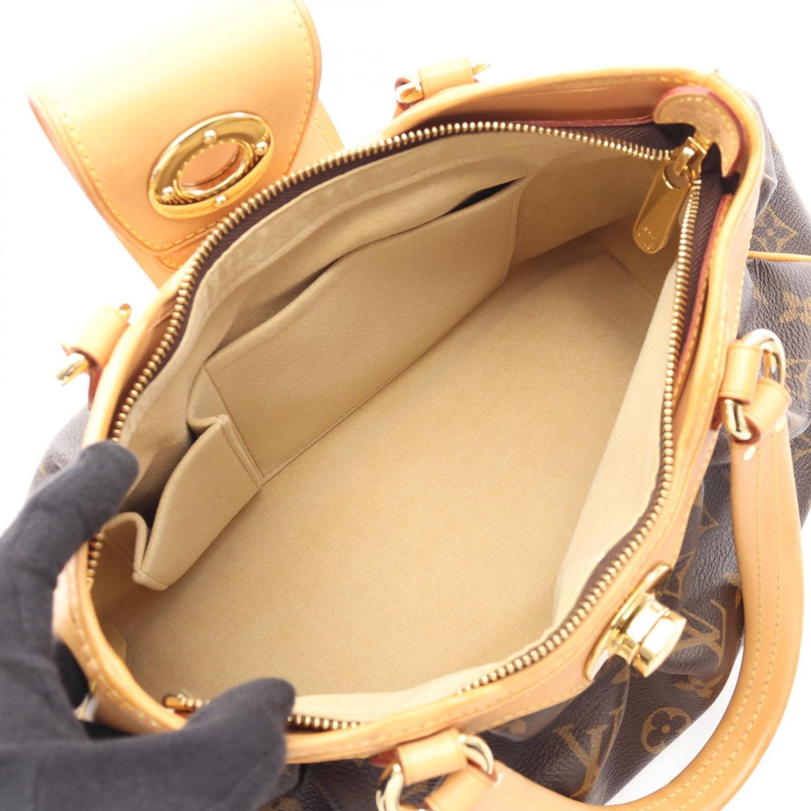 Louis Vuitton Handbag PM Canvas Leather PM — view 3