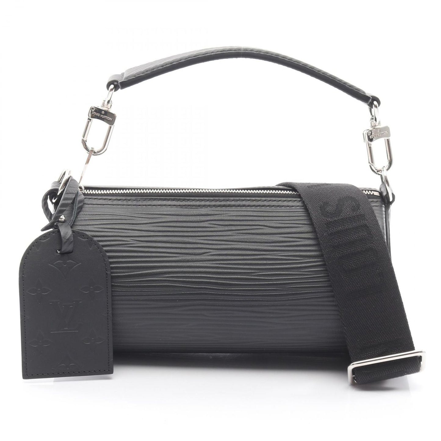 Louis Vuitton Handbag Soft Polochon PM XL 2-Way Noir Leather