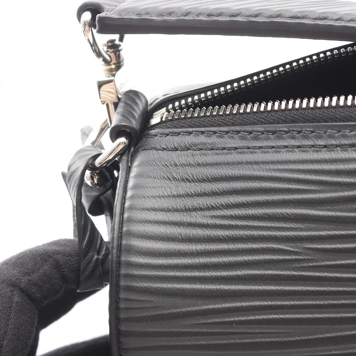 Louis Vuitton Handbag Soft Polochon PM XL 2-Way Noir Leather — view 5