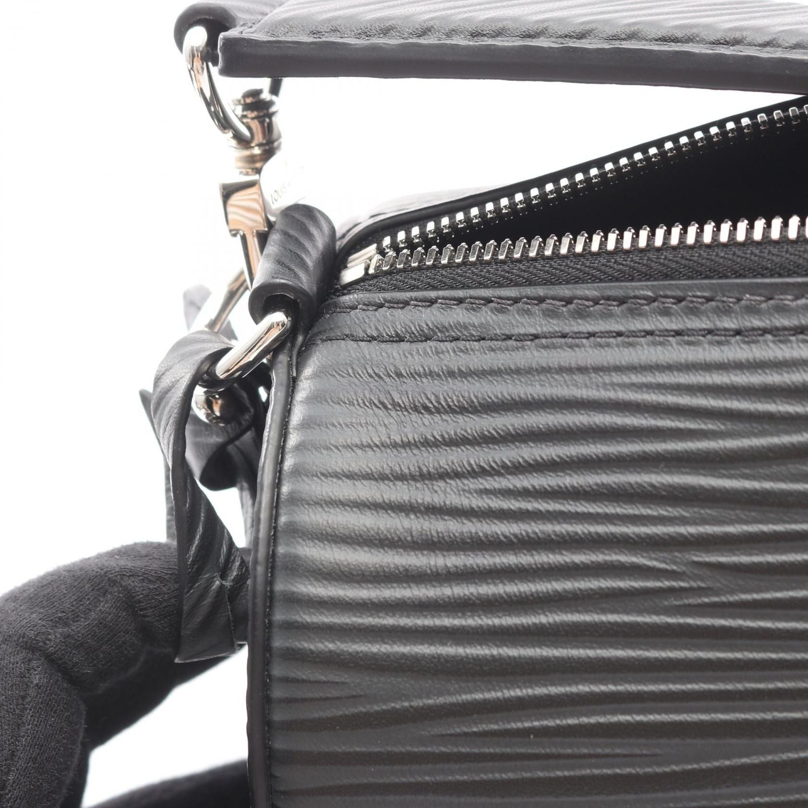 Louis Vuitton Handbag Soft Polochon PM XL 2-Way Noir Leather — view 5