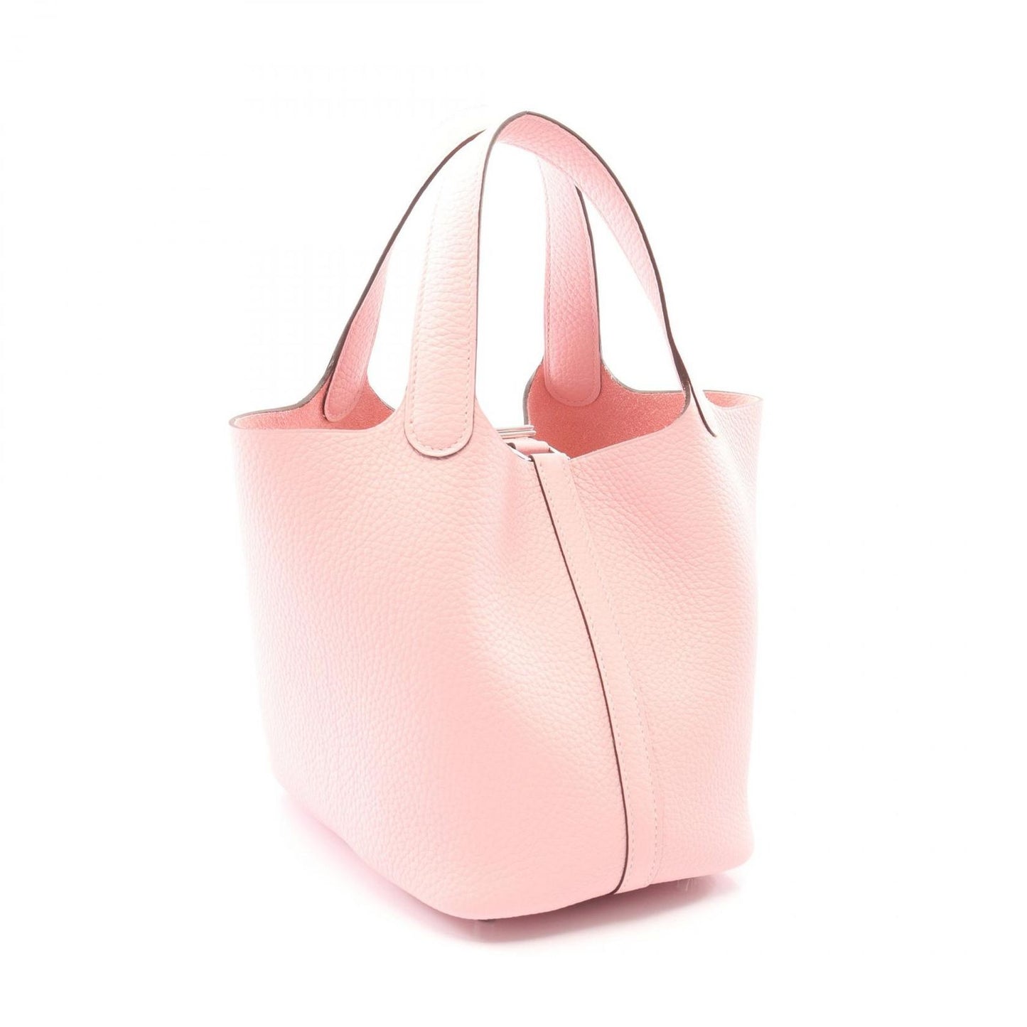 Hermes Handbag Picotin Lock PM Rose Sakura Leather — view 2