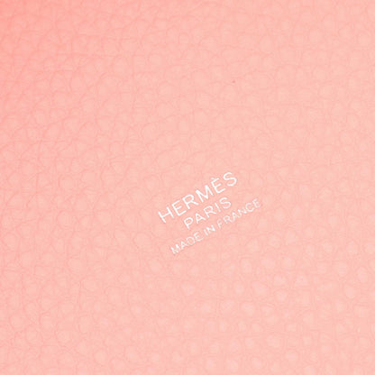 Hermes Handbag Picotin Lock PM Rose Sakura Leather — view 4