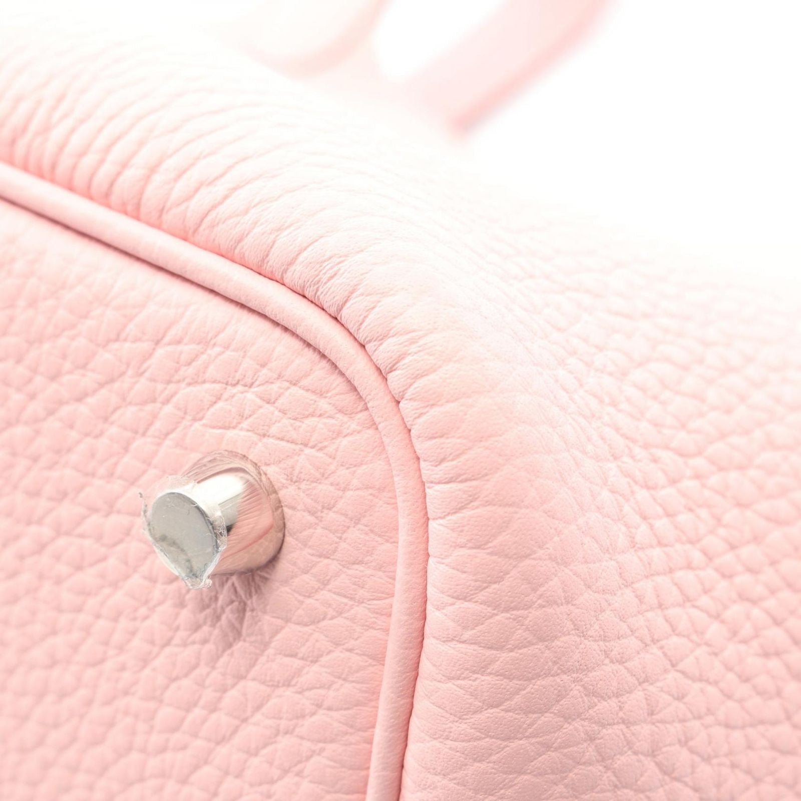Hermes Handbag Picotin Lock PM Rose Sakura Leather — view 6