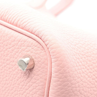 Hermes Handbag Picotin Lock PM Rose Sakura Leather — view 6