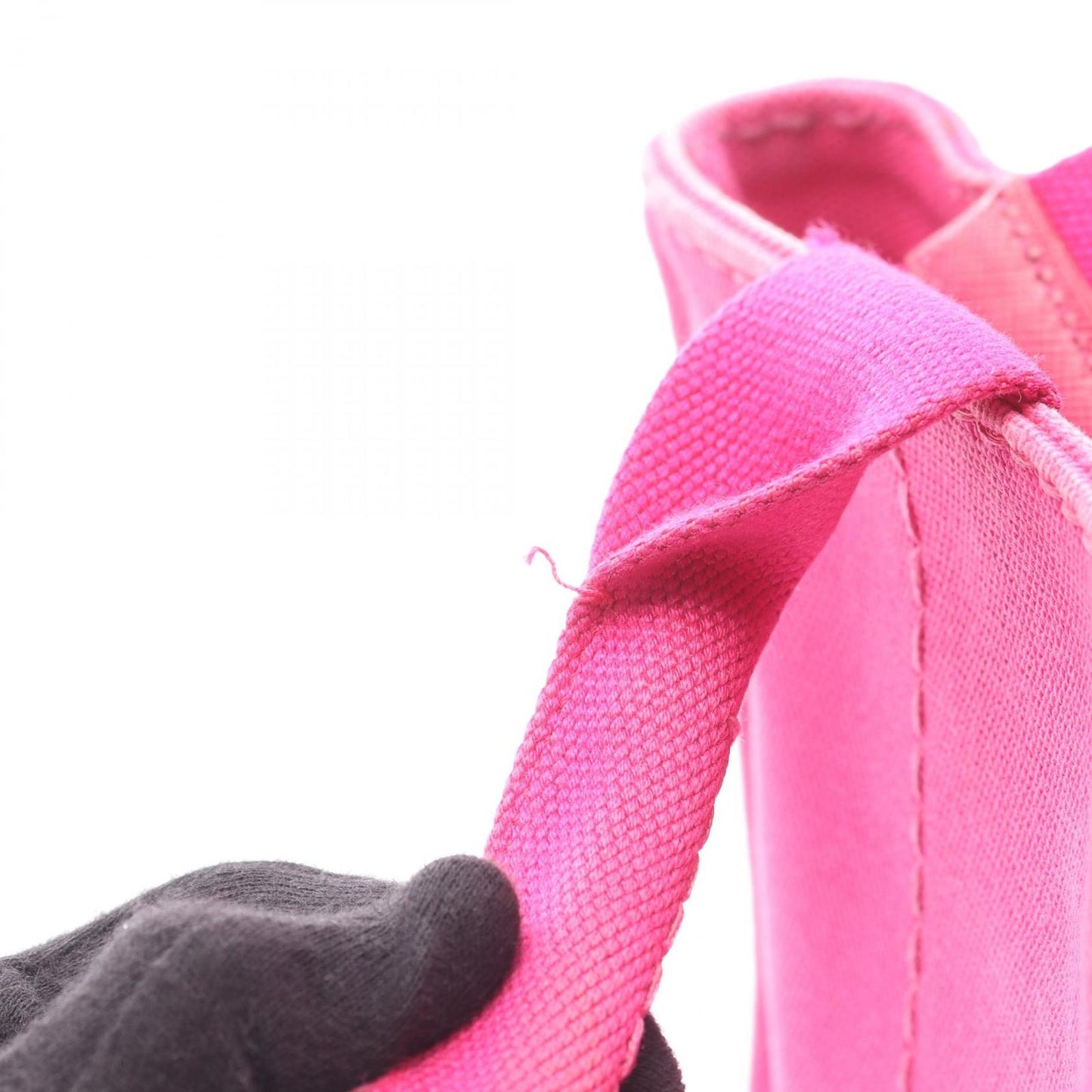 Prada Tote Canapa Fuchsia Pink Canvas 2-Way — view 6