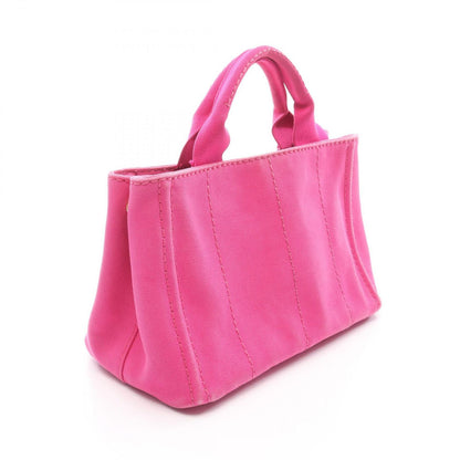 Prada Tote Canapa Fuchsia Pink Canvas 2-Way — view 2